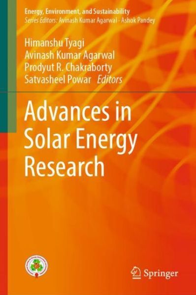 Cover for Advances in Solar Energy Research (Book) [1st ed. 2019 edition] (2018)