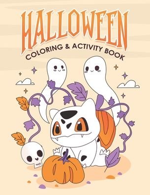 Cover for Artful World · Halloween Activity Book for Kids Ages 4-8: Coloring, Drawing, Mazes, Matching Games for kids (Paperback Bog) (2021)