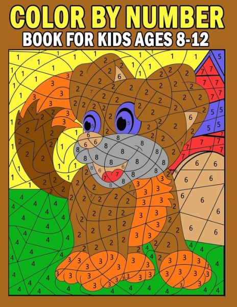 Cover for Ely · Color By Number Book for Kids Ages 4-8: 50 Amazing Color by Number Pages for Children (Color by Number Activity book) (Paperback Book) (2021)