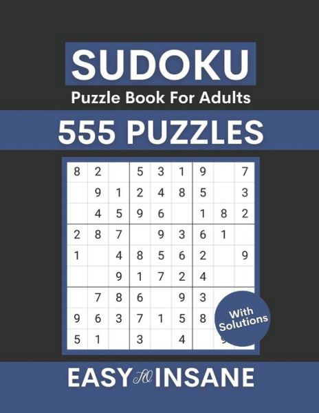 Cover for Pronob Kumar Singha · Sudoku Puzzle Book For Adults With Solutions (Pocketbok) (2021)