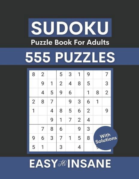 Cover for Pronob Kumar Singha · Sudoku Puzzle Book For Adults With Solutions (Paperback Bog) (2021)