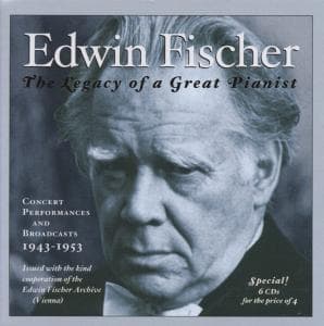 Cover for Edwin Fischer · Concert Performances &amp; Broadcasts 1943-53 (CD) (2001)