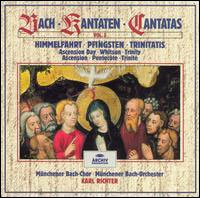 Cover for Richter Karl / Munchener Bach- · Bach: Cantatas Vol. 3 (CD) (2001)