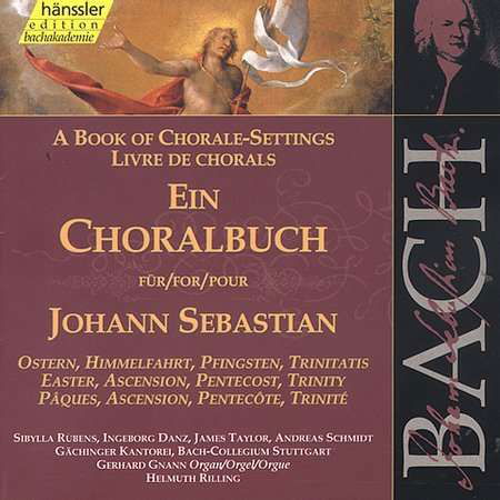 Cover for Bach / Gnann / Rubens / Danz / Taylor / Rilling · Chorale Book for Easter Pentecost and Trinity (CD) (2000)