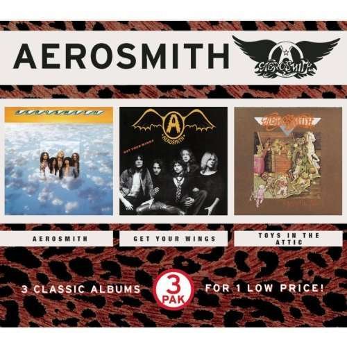 Cover for Aerosmith · 3 Pak: Aerosmith / Get Your Wings / Toys in Attic (CD) (1998)