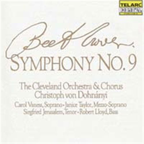 Cover for Dohnanyi, Christoph Von, Cleveland Symphony Orchestra, Beethoven, Ludwig Van · Symphony No.9,choral (CD) (1999)