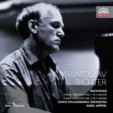 Cover for Sviatoslav Richter / Czech Po / Ancerl · Beethoven - Piano Concertos Nos 1 &amp; 3 (CD) (2010)