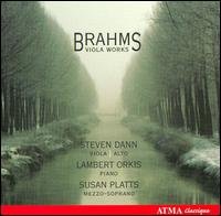 Viola Works - Johannes Brahms - Muzyka - ATMA CLASSIQUE - 0722056235020 - 1 czerwca 2006