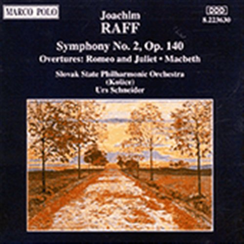 Symphony 2 - Raff / Schneider / Slovak State Philharmonic - Musik - Marco Polo - 0730099363020 - 13. december 1994