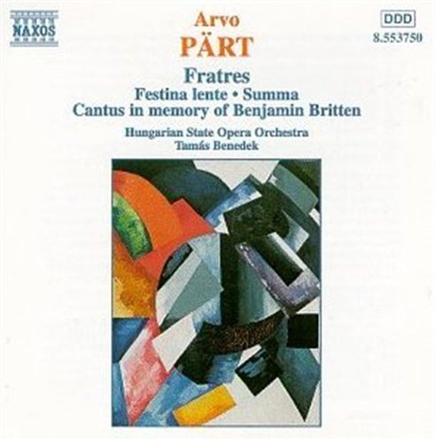Cover for Benedekhungarian State or · Partfratres (CD) (1997)