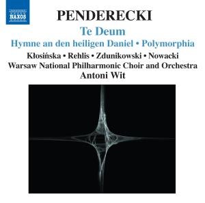 Cover for K. Penderecki · Te Deum (CD) (2007)