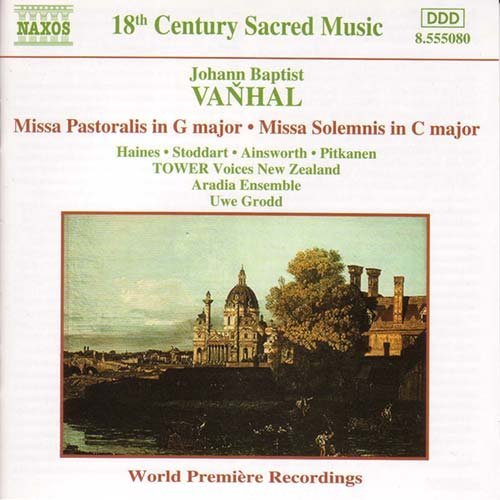 Missa Pastoralis / Missa So - J.B. Vanhal - Muziek - NAXOS - 0747313508020 - 9 juli 2001