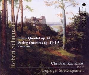 Cover for Zacharias / Leipzig String Qrt · Schumann / Pno Qnt / String Qrts Nos 1-3 (CD) (2010)