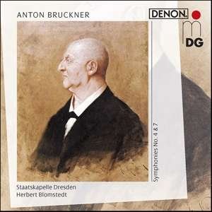 Cover for Bruckner / Staatskapelle Dresden / Blomstedt · Symphonies 4 &amp; 7 (CD) (2020)