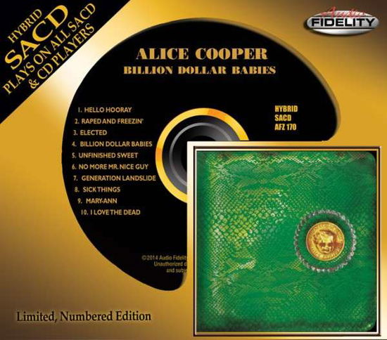 Billion Dollar Babies - Alice Cooper - Musiikki - RED / AUDIO FIDELITY - 0780014217020 - sunnuntai 25. lokakuuta 2015