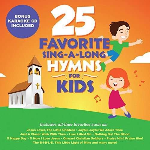 Cover for 25 Favorite Sing · 25 Favorite Sing-a-long Hymns for Kids (CD) (2023)