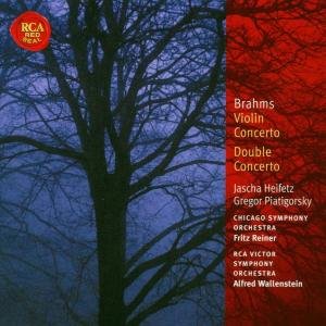 Cover for Heifetz Jascha · Brahms: Violin Cto / Double Ct (CD) [Remastered edition] (2006)