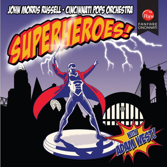 Cover for Russell / Cincinnati Symphony Orchestra · Superheroes (CD) (2013)