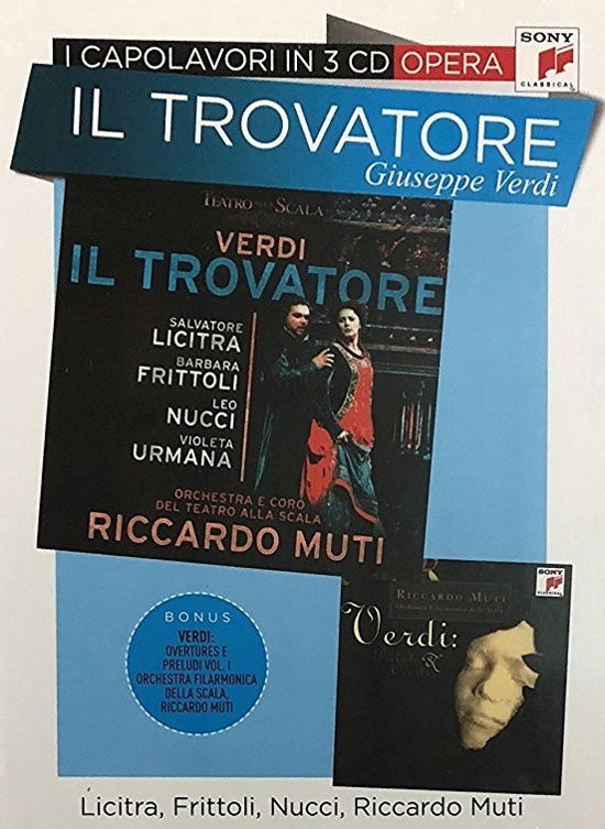 Il Trovatore + Overtures E Preludi Vol. 1 - Licitra / Frittoli / Nucci / Muti Riccardo - Muzyka - SONY MUSIC - 0888750255020 - 20 kwietnia 2014