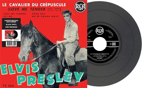Cover for Elvis Presley · EP Étranger N°11 - Le Cavalier Du Crépuscule  Black Vinyl (7&quot;) (2024)