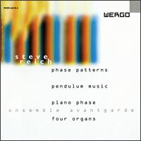 Phase Patterns / Pendulum Music / Piano Phase - Reich / Ensemble Avantgarde - Musikk - WERGO - 4010228663020 - 11. mai 1999