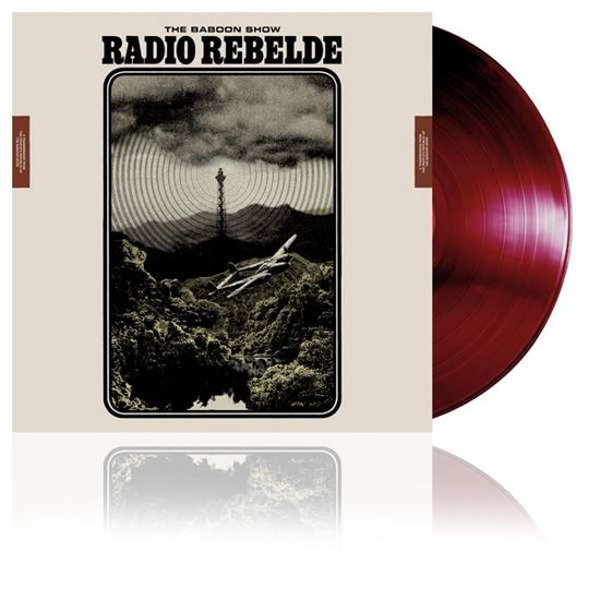 Cover for The Baboon Show · Radio Rebelde (Dark Burgundy Red Vinyl) (LP) [Coloured edition] (2025)