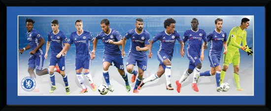 Chelsea - Players 16/17 (Stampa In Cornice 75x30 Cm) - Chelsea - Merchandise -  - 5028486371020 - 