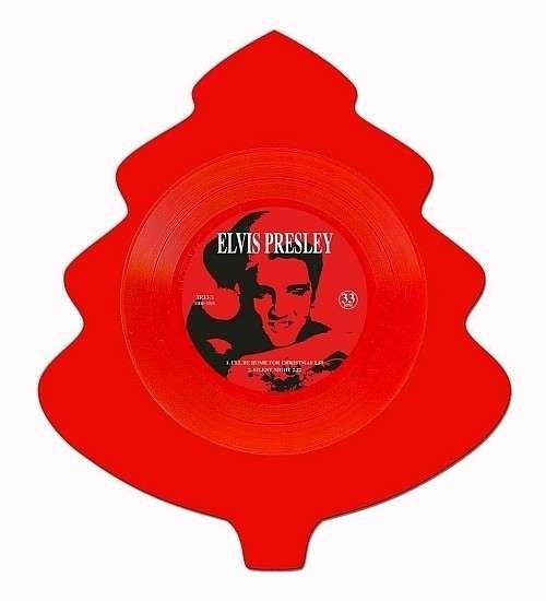 Cover for Elvis Presley · Elvis Presley - I'll Be Home For Christmas (7&quot;) [Limited Christmas Tree Shaped edition] (2016)