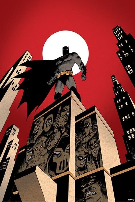 Cover for Dc Comics: Pyramid · DC Comics Poster Set Batman Villain Skyline 61 x 9 (Legetøj) (2023)