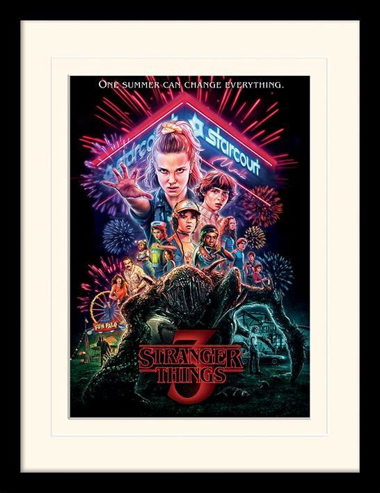 Cover for Stranger Things: Pyramid · Summer Of 85 - Framed Print 30 x 40cm- (Stampa) (MERCH)