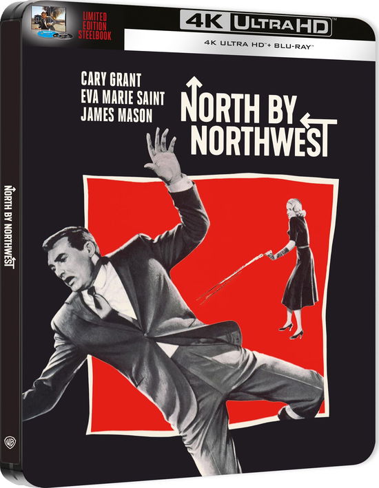 Cover for Alfred Hitchcock · Alfred Hitchcock - North By Northwest Limited Edition Steelbook (4K UHD Blu-ray) [Steelbook edition] (2025)