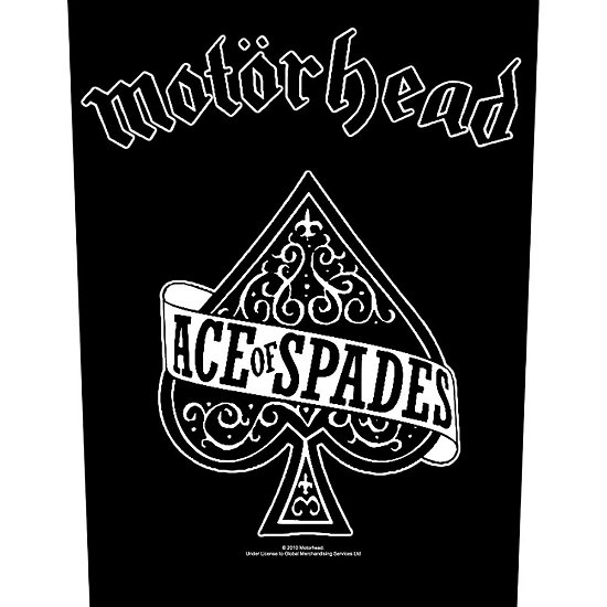 Cover for Motörhead · Ace of Spades (Backpatch) (Patch) [Black edition] (2019)