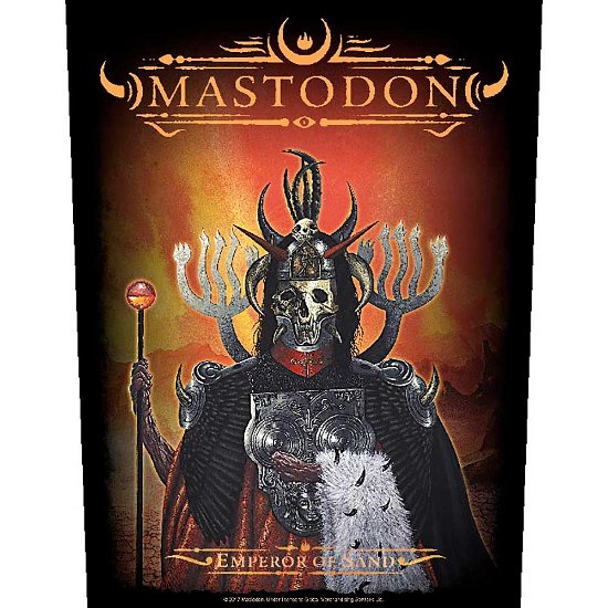 Mastodon · Emperor of Sand (Backpatch) (Patch) [Black edition] (2019)