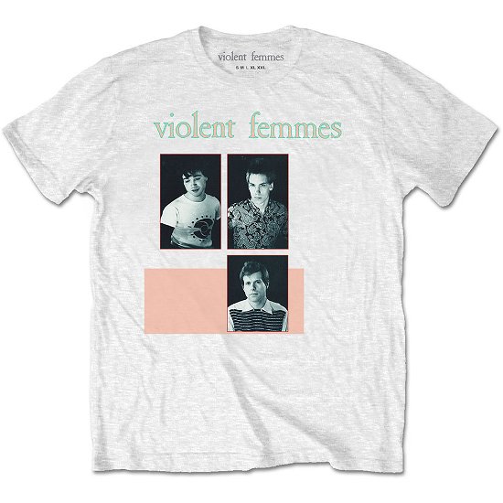 Cover for Violent Femmes · Violent Femmes Unisex T-Shirt: Vintage Band Photo (T-shirt) [size M] [White - Unisex edition] (2020)
