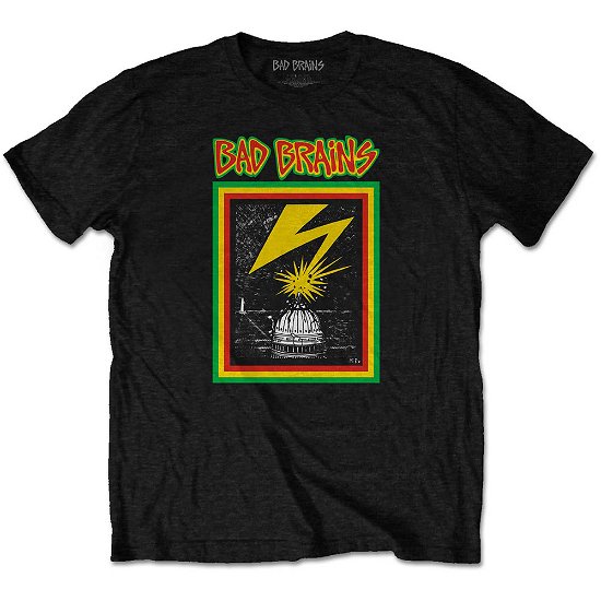 Bad Brains Unisex T-Shirt: Capitol Strike - Bad Brains - Fanituote -  - 5056368687020 - 