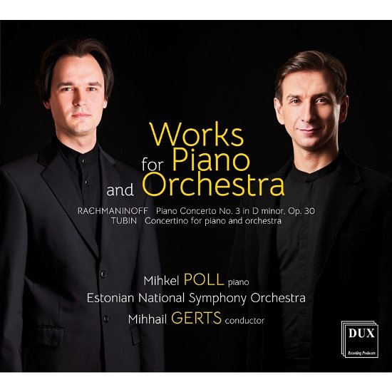 Cover for Rachmaninoff / Estonian National Symphony Orch · Works for Piano &amp; Orchestra (CD) (2021)
