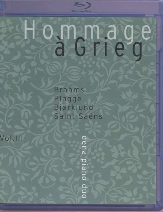 Cover for Brahms / Dena Piano Duo · Hommage a Grieg 3 (Blu-ray Audio) (2013)