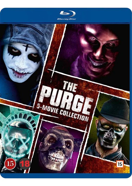 Cover for Purge · The Purge - 5-Movie Collection (Blu-ray) (2021)