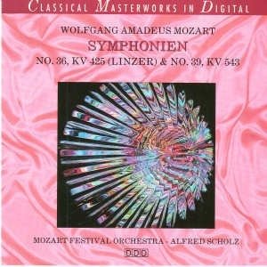 Cover for Mozart Wolfgang Amadeus · Symphonien 36 Und 39 (CD)