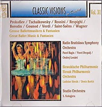 Cover for Radio Bratislava Symphony Orchestra / Bagin Pavel / Despalj Pavel / Lenard Ondrej / Slovak Philharmo · Great Ballet Music &amp; Fantasies (CD) (1996)