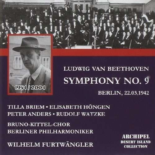 Cover for Beethoven / Furtwangler · Sinfonie 9: Anders-watzke (CD) (2012)