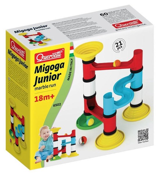 Cover for Quercetti · 6502 - Kugelbahn Migoga Junior Starter-set Zum Lernen Und Basteln - 22 Teilig (Spielzeug)