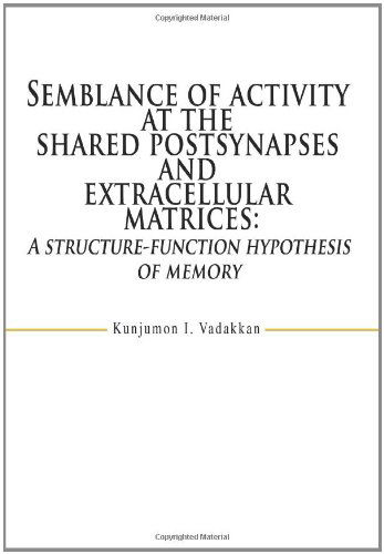 Cover for Kunjumon Vadakkan · Semblance of Activity at the Shared Postsynapses and Extracellular Matrices: a Structure-function Hypothesis of Memory (Taschenbuch) (2007)