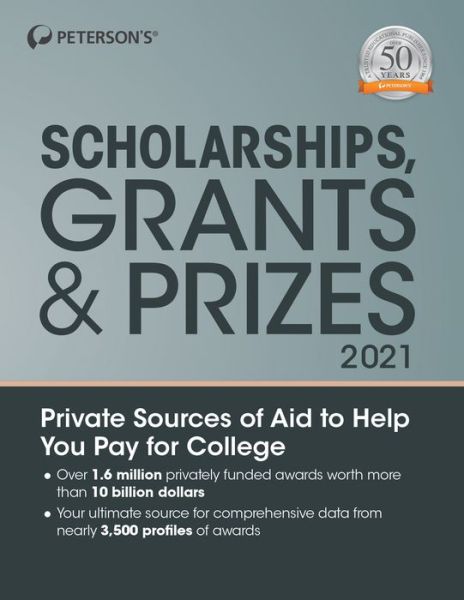 Cover for Peterson's · Scholarships, Grants &amp; Prizes 2021 (Paperback Book) (2020)