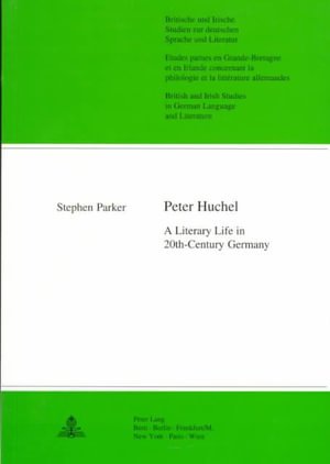 Cover for Stephen Parker · Peter Huchel (Bok) (1998)