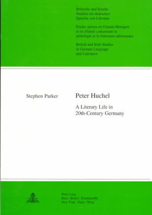 Peter Huchel - Stephen Parker - Książki - P. Lang - 9780820442020 - 1998