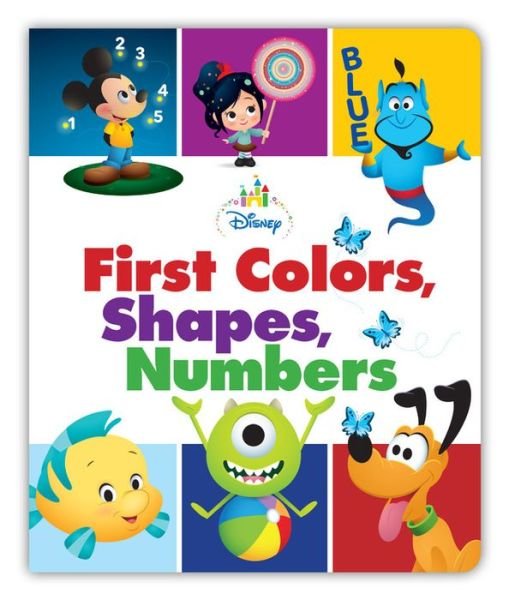 Cover for Disney Book Group · Disney Baby First Colors Shapes Numbers (Inbunden Bok) (2018)