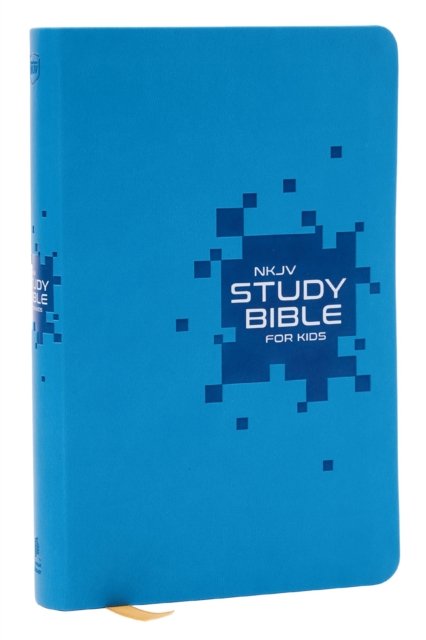 Cover for Thomas Nelson · NKJV Study Bible for Kids, Blue Leathersoft:  The Premier Study Bible for Kids (Skinnbok) (2024)
