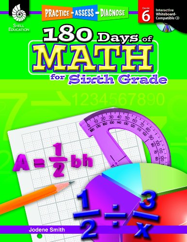 Cover for Jodene Smith · 180 Days™: Math for Sixth Grade: Practice, Assess, Diagnose - 180 Days of Practice (Paperback Book) (2011)