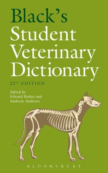 Cover for Boden Edward · Black's Student Veterinary Dictionary (Paperback Book) (2016)